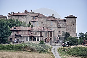 Castle in Val Tidone Piacenza, Italy