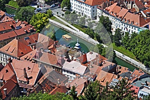 Castle view, Ljubljana, Slovenia