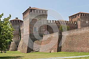 Castle view from south east, Soncino