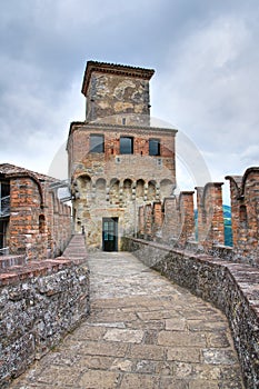 Castle of Vigoleno. Emilia-Romagna. Italy. photo