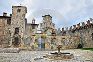 Castle of Vigoleno. Emilia-Romagna. Italy. photo