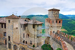 Castle of Vigoleno. Emilia-Romagna. Italy. photo