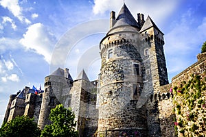 The Castle of Vitre, Brittany, France