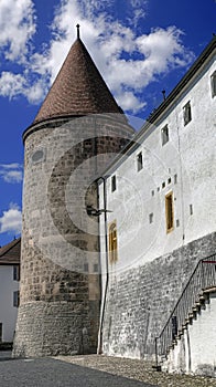 Castle wall and tower 1