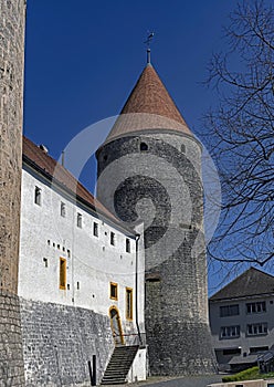 Castle wall and tower 3