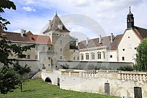 Walpersdorf castle, Lower Austria with moat and bridge