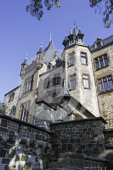 Castle of wernigerode in germany