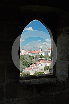 Through the castle window