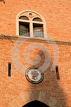 Castle window of gherardesca, Bolgheri, Tuscany