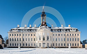 Castle in winter, Hubertusburg