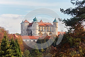 The castle in Wisnicz is one of the most beautiful residential and fortress buildings in Poland