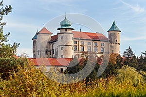 The castle in Wisnicz is one of the most beautiful residential and fortress buildings in Poland