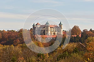 The castle in Wisnicz is one of the most beautiful residential and fortress buildings in Poland