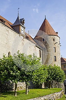 Castle of Yverdon (Switzerland)