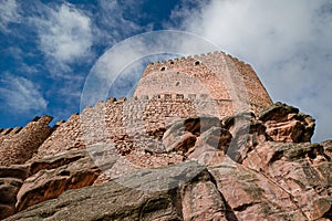 CASTLE OF ZAFRA IN THE PROVINCE OF GUADALAJARA photo