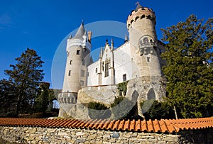 Castle Zleby in Czech Republic