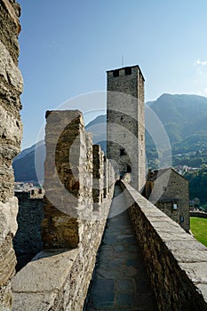 Castlegrande Castle in Bellinzona