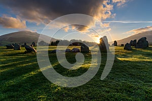 Castlerigg Stone Circle, Lake District, UK.