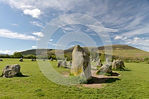 Castlerigg Stone Circle and Skiddaw,