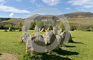 Castlerigg Stone Circle and Skiddaw,