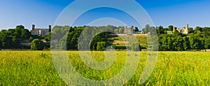Castles on elbe river valley, dresden