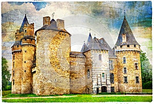 castles of France , artistic picture photo