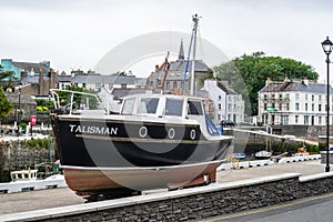 Castletown, Isle of Man, June 16, 2019. Castletown Harbour, Isle of Man