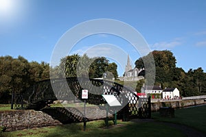 Castletownroche steel bridge scene