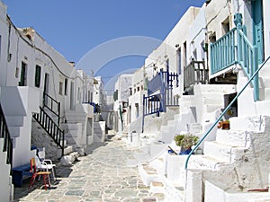 Castro at Folegandros island, Cyclades, Greece photo