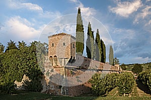 Castrocaro Terme e Terra del Sole, Forli Cesena, Emilia Romagna, Italy: medieval city walls with corner turret