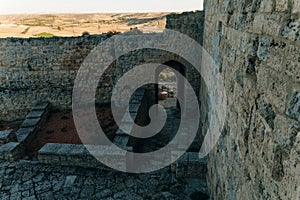 Castrojeriz Castle in Burgos, Spain - nov, 2021