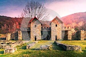 Castrum Arutela, Romania - Ancient roman ruins of Dacia Inferior province photo