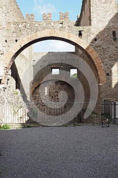 The Castrum Caetani in Rome, Italy