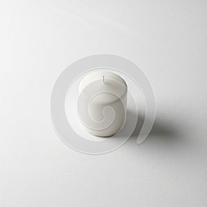 It casts a soft shadow to the right, indicating a light source