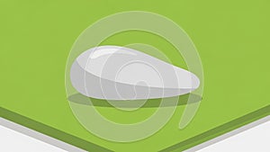 Casts a subtle shadow indicating a light source above and to the