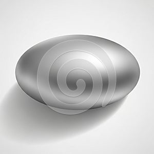 Casts a subtle shadow to its left, indicating a light source from