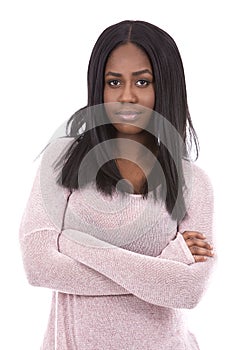 Casual black woman