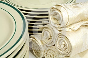Casual Dinnerware and Napkins