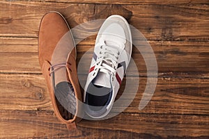 Casual and dressy mens shoes photo