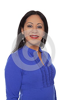 Casual Latina - smiling dental braces