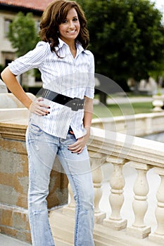 Casual Teen Fashion Model