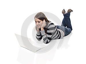 Casual Woman - Laptop