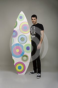 Casually dressed young man