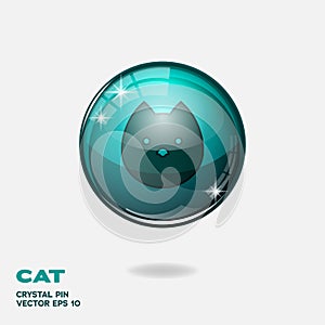 Cat 3D Buttons