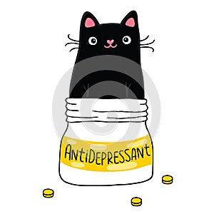 Cat and antidepressant.