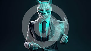 Cat as Auditor Artwork