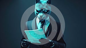 Cat as Auditor Artwork