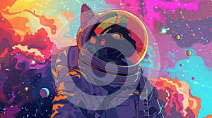 Cat in an Astronauts Space Suit