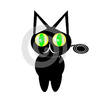 Cat big eye