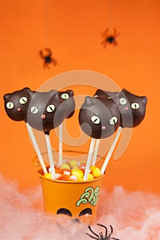 Cat cake pops